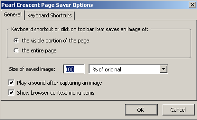 page options