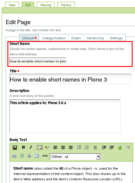 short-name