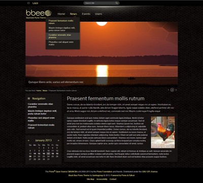 Black Bee Plone Theme Black Bee Plone Theme
