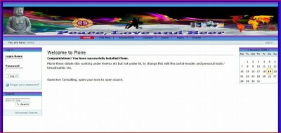 Peacefun Skin for Plone 3