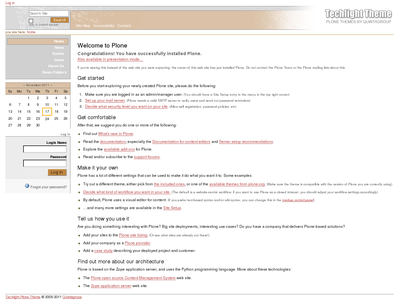 TechLight Plone Theme