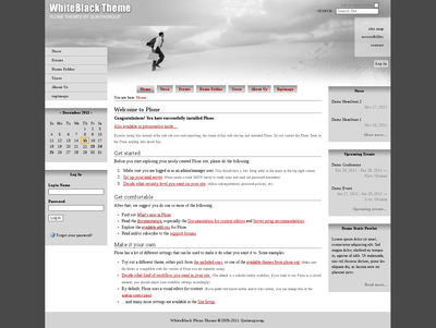 WhiteBlack Plone Theme